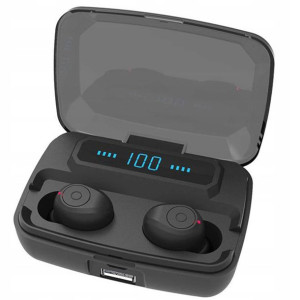 SŁUCHAWKI BEZPRZEWODOWE TWS 5.1 PowerBank 2200mAh