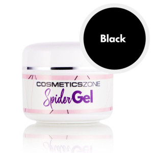 Cosmetics Zone Spider Gel czarny Cosmetics Zone - 5ml