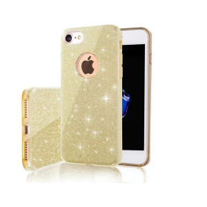 Nakładka Glitter 3w1 SAMSUNG A03S złota