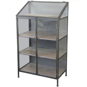 Witryna metalowa przeszklona Loft