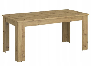 Stół rozkładany 160 cm loft dąb artisan LEORI