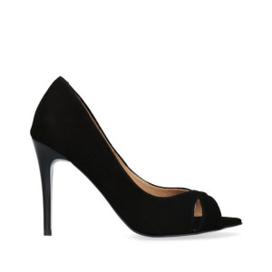 Szpilki czarne peep toe 37
