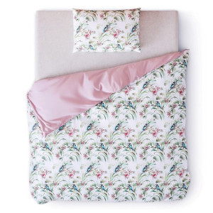 AmeliaHome Pościel bawełniana AVERI KINGFIHSER 155x220+80x80 wielokolorowa