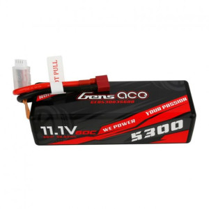 5300mAh 11.1V 60C HardCase Gens Ace T-dean