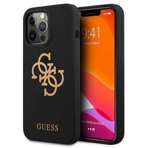 Etui Guess GUHCP13LLS4GGBK Apple iPhone 13 Pro czarny/black hard case Silic