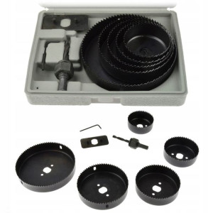 Otwornica Do Drewna Frezy Otwornice 8el. 64-127mm
