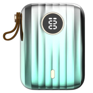 Power Bank 10000mAh 22,5W USB-C + USB z Wyświetlaczem LED Bateria Zewnętrzn