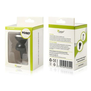 Uchwyt samochodowy REVERSE YC027 do kratki magnetyczny czarny