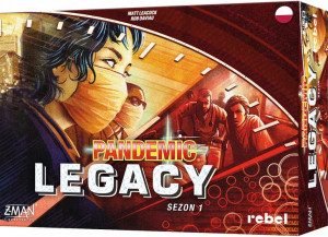 PANDEMIC LEGACY 1 gra planszowa Pandemia CZERWONA Edycja