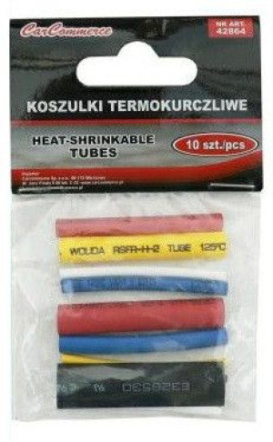 Rurki/koszulki termokurczliwe 10 sztuk