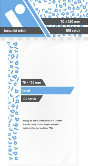 Koszulki na karty Rebel 70x120 Xcom Cytadela 100