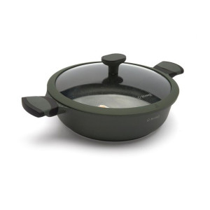 Patelnia granitowa Starke Pro Viridi 28 cm głęboka