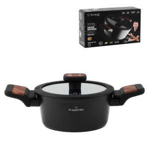 Garnek z pokrywką Starke Pro Archie Wooden 1,2 l