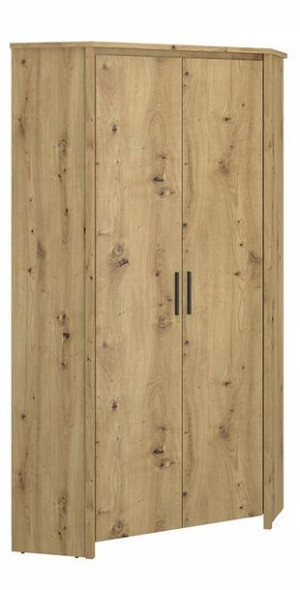 Szafa narożna dwudrzwiowa loft dąb artisan LEORI