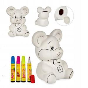 Skarbonka Myszka Mouse Do Malowania Money $