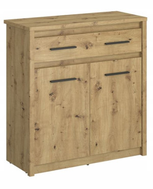 Komoda w stylu loft duża dąb artisan LEORI