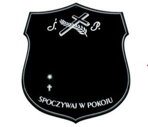 Tabliczka Nagrobna, Tabliczka Na Krzyż Nagrobny