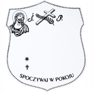 Tabliczka Nagrobna, Tabliczka Na Krzyż Nagrobny