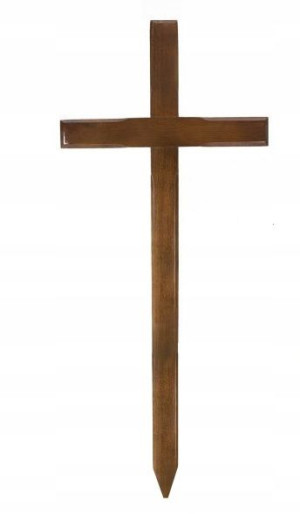 Krzyż nagrobny Krzyż na cmentarz cmentarny 120 cm