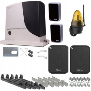 Nowy Nice Robus 600 2 Piloty Lampa Foto 5m Listwy