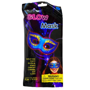 Świecąca Maska Chemiczna Na Imprezę Glowstick