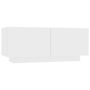 Szafka nocna, biała, 100x35x40 cm, płyta wiórowa