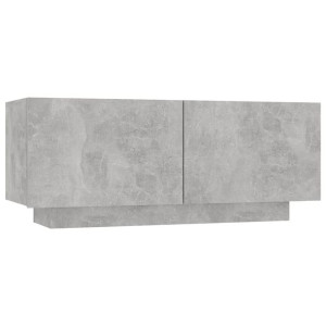 Szafka nocna, szarość betonu, 100x35x40 cm, płyta wiórowa