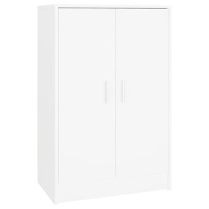 Szafka na buty, biała, 60x35x92 cm, płyta wiórowa