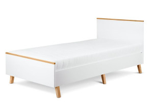 Łóżko Rama Łoże SKANDYNAWSKI BIAŁY DREWNO 90x200