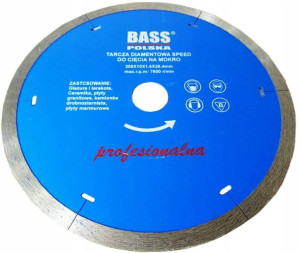 Bass Tarcza Diamentowa 200mm Gresu Glazury Płytek