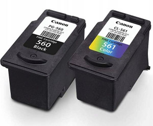 Tusz Canon czarny (black), trójkolorowy 3713C006