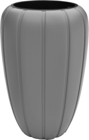 Doniczka Donica GAJA 600 60H + wkład 3D SZARA
