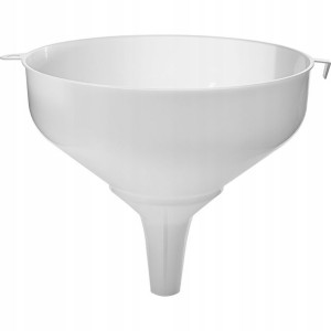 Lejek plastikowy biały fi25cm