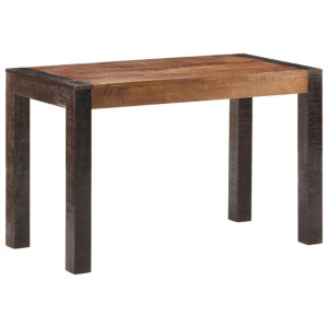Stół jadalniany, 120x60x76 cm, lite surowe drewno mango