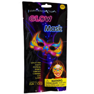Świecąca Maska Chemiczna Na Imprezę Glowstick
