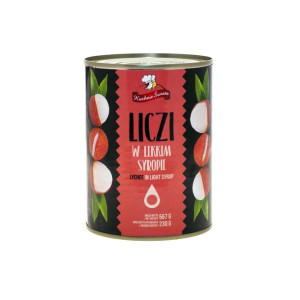 Owoce Lychee | Liczi w Lekkim Syropie "Lychee in Light Syrup" 567g Kuchnie