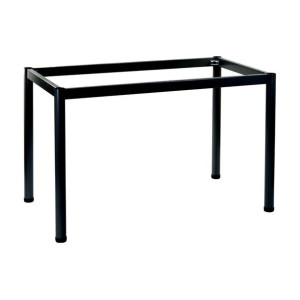 Stelaż metalowy ramowy biurka stołu noga okrągła 120x80 czarny