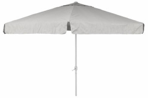 Parasol ogrodowy Garth biały z korbką 4 m