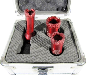 Zestaw Otwornic 16-20-25mm Otwornica Diamentowa