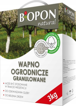 Wapno Ogrodnicze Granulowane 3kg Biopon