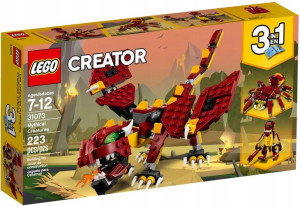 Lego Creator 3w1 31073 Smok Pająk Troll Dino Trex