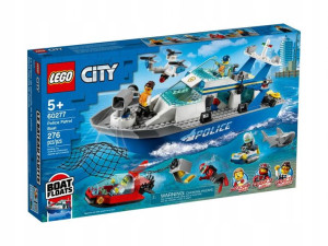 Lego City 60277 Łódź Policyjna Patrolowa Statek