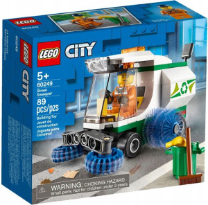 Lego City 60249 Zamiatarka Ulic Śmieciarka Miasto