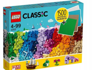 Lego Classic 1500 el Bricks Klocki płytki 11717