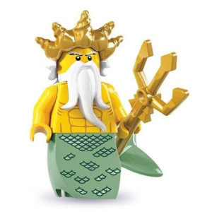 lego minifigures series 7 8831 OCEAN KING POSEJDON