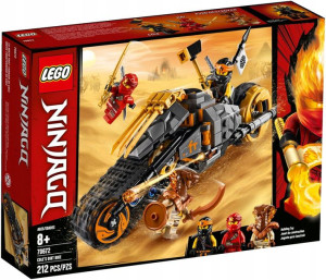 Lego Ninjago 70672 Czarny Motocykl Cole'a Motor