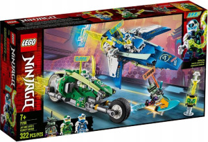 Lego Ninjago 71709 Wyścig Jay Lloyd Zielony Ninja