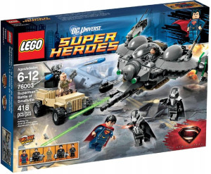 Lego Super Heroes 76003 Superman Generał Zod Bitwa