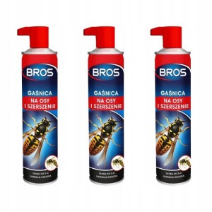 3szt Gaśnica Na Osy I Szerszenie 600ml Bros