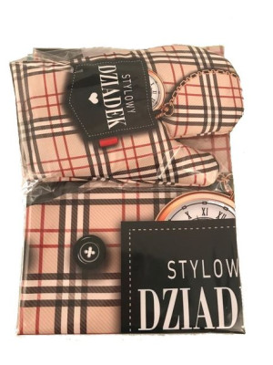 Zestaw Fartuch kuchenny + Rękawica Stylowy Dziadek Dzień Dziadka